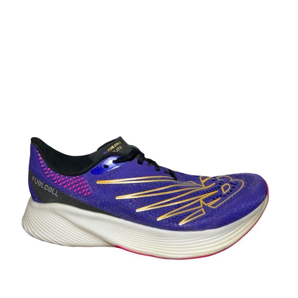 New Balance Purple and Gold FuelCell Athletic Shoe